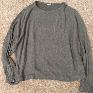 Cozy sage green Knit Sweater